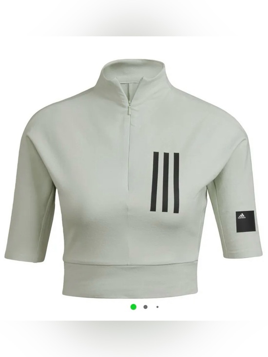 adidas Tops - Adidas Mission Victory Slim Fit Tee in Linen Green